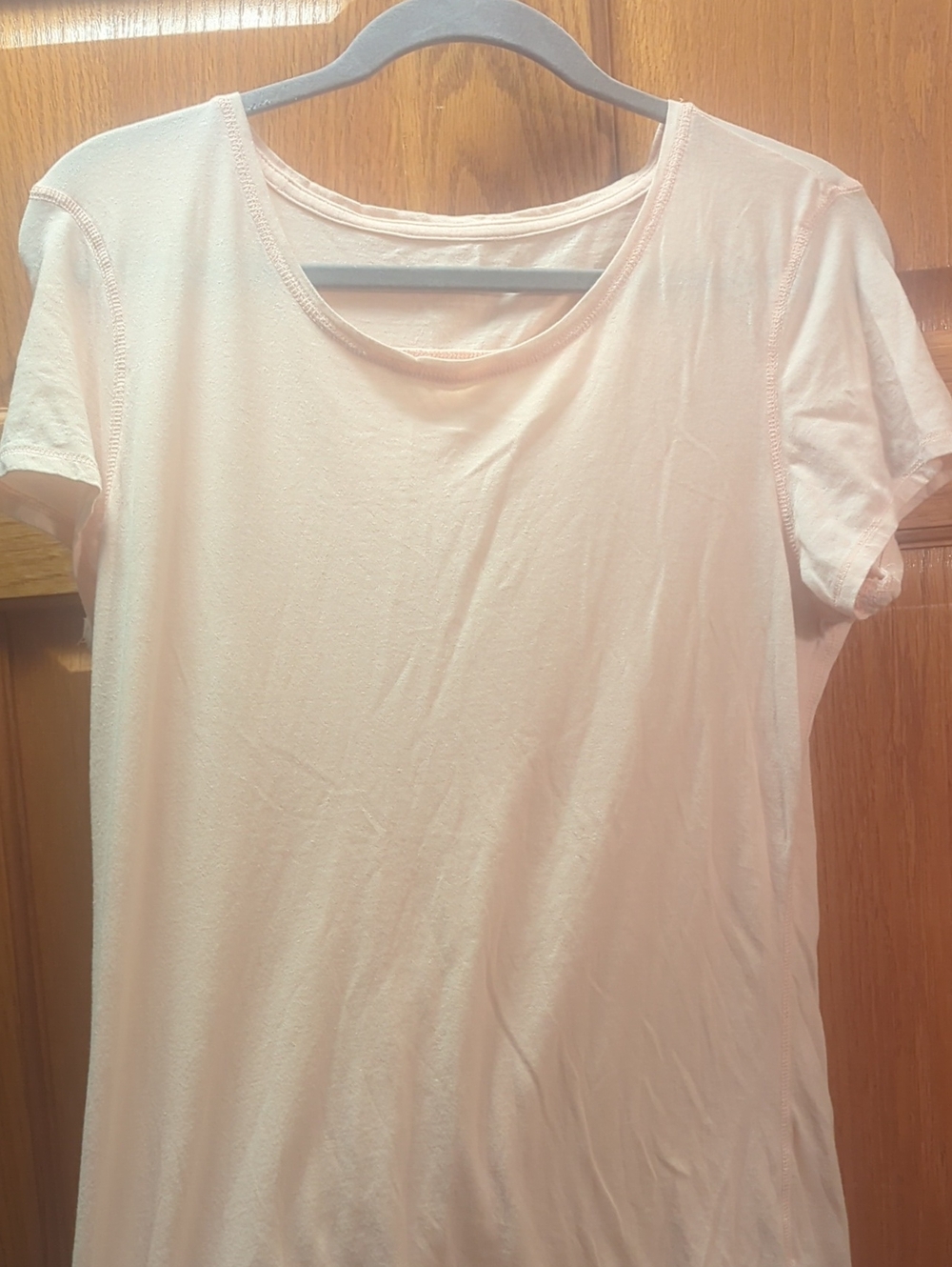 Express Short Sleeve Crewneck Tee - Pale Pink